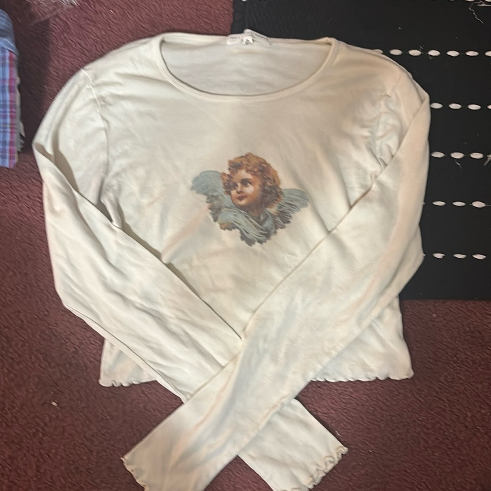 Angel Crop Top Longsleeve